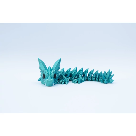 3d nyomtatott mini kristály sárkány 