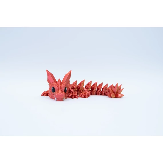 3d nyomtatott mini kristály sárkány 