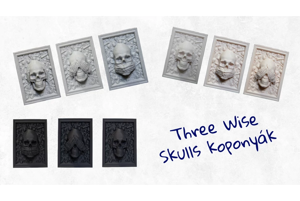 "Three Wise skulls" koponyák