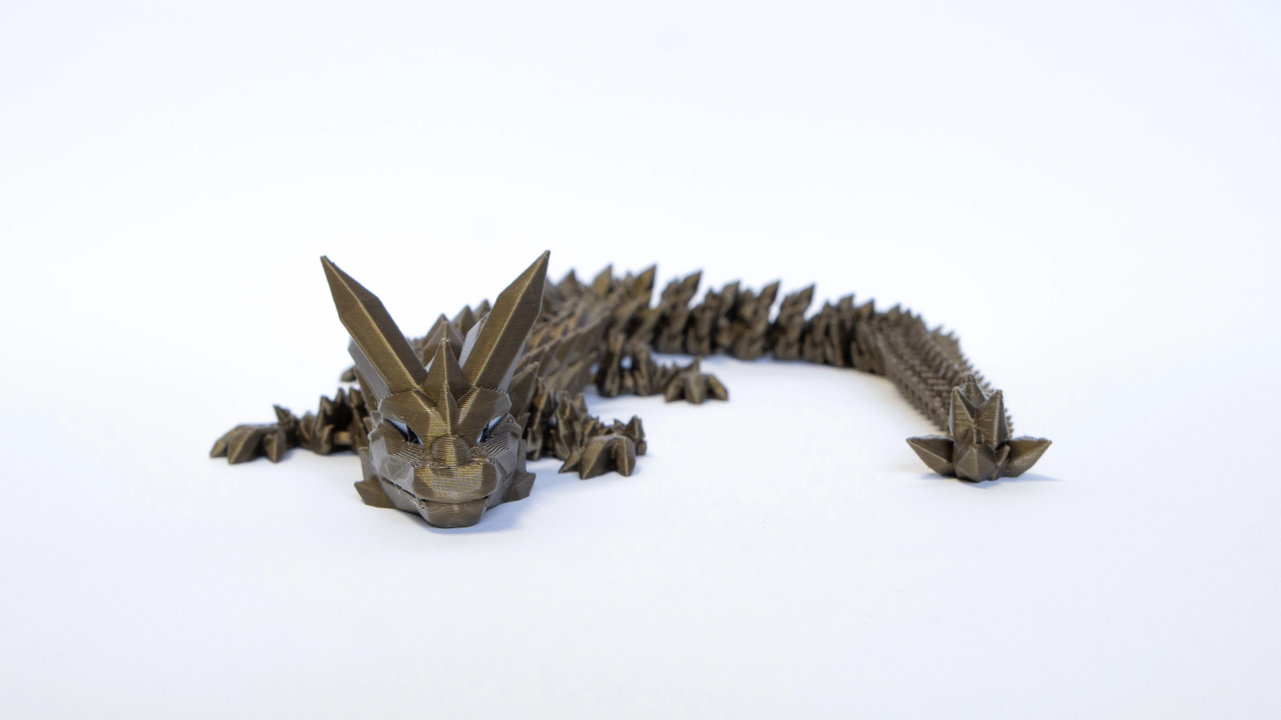 3d nyomtatott kristály sárkány