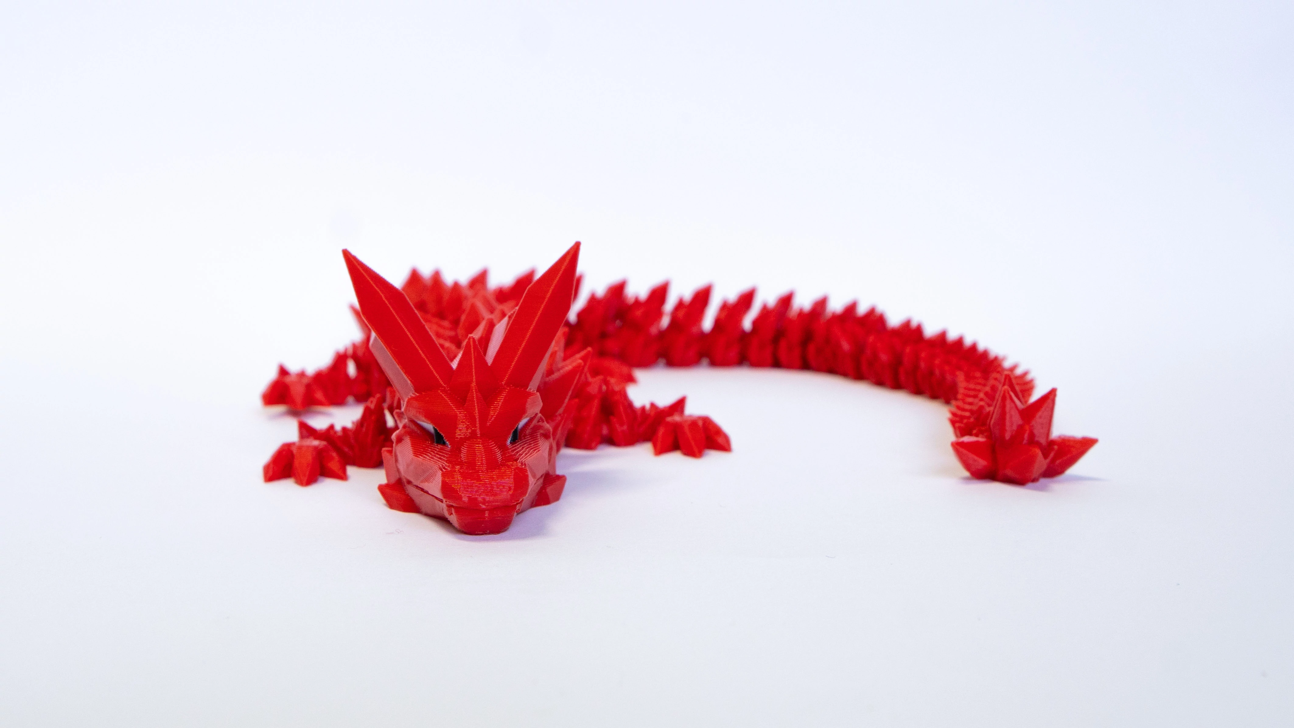 3d nyomtatott kristály sárkány