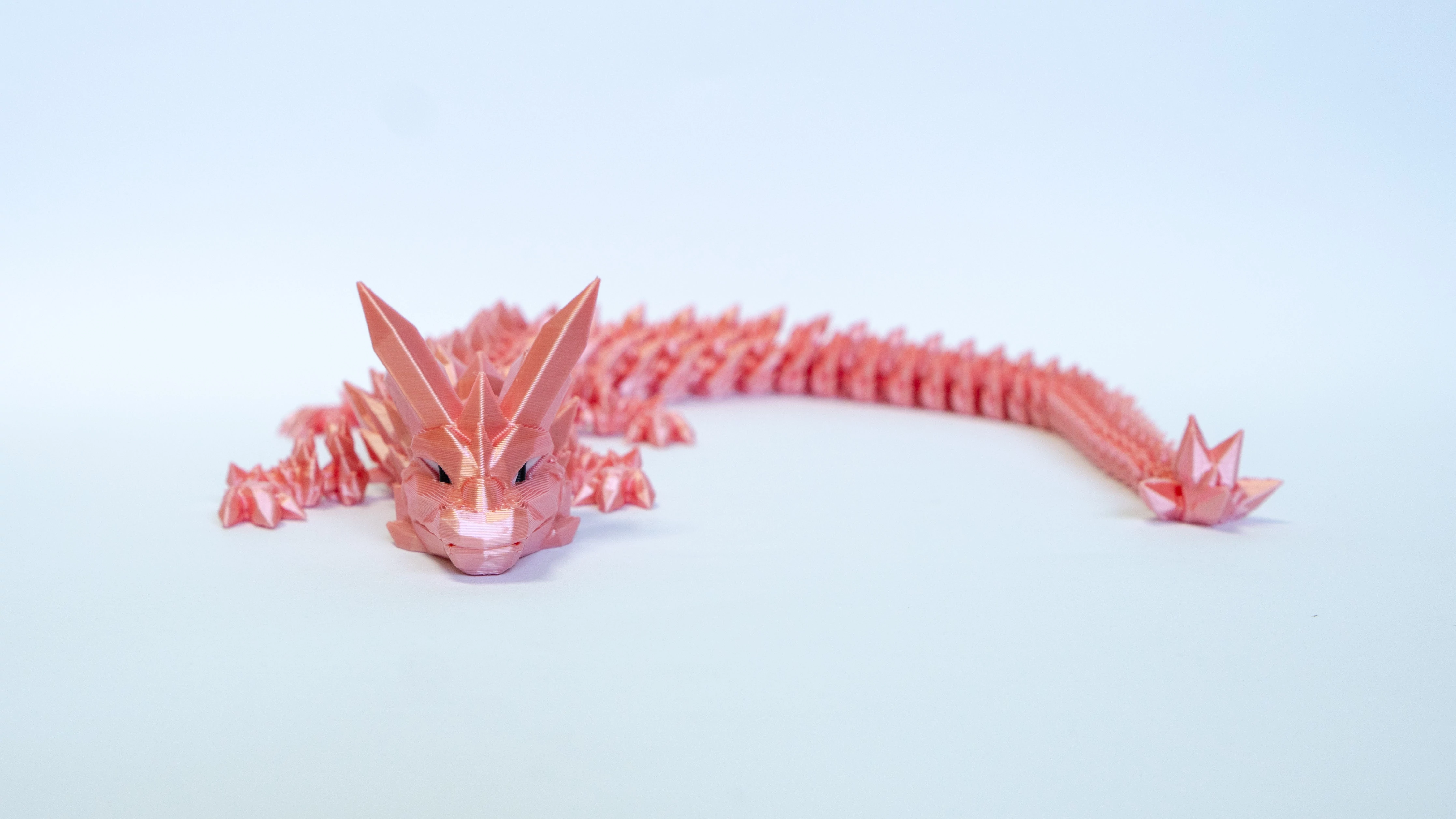 3d nyomtatott kristály sárkány