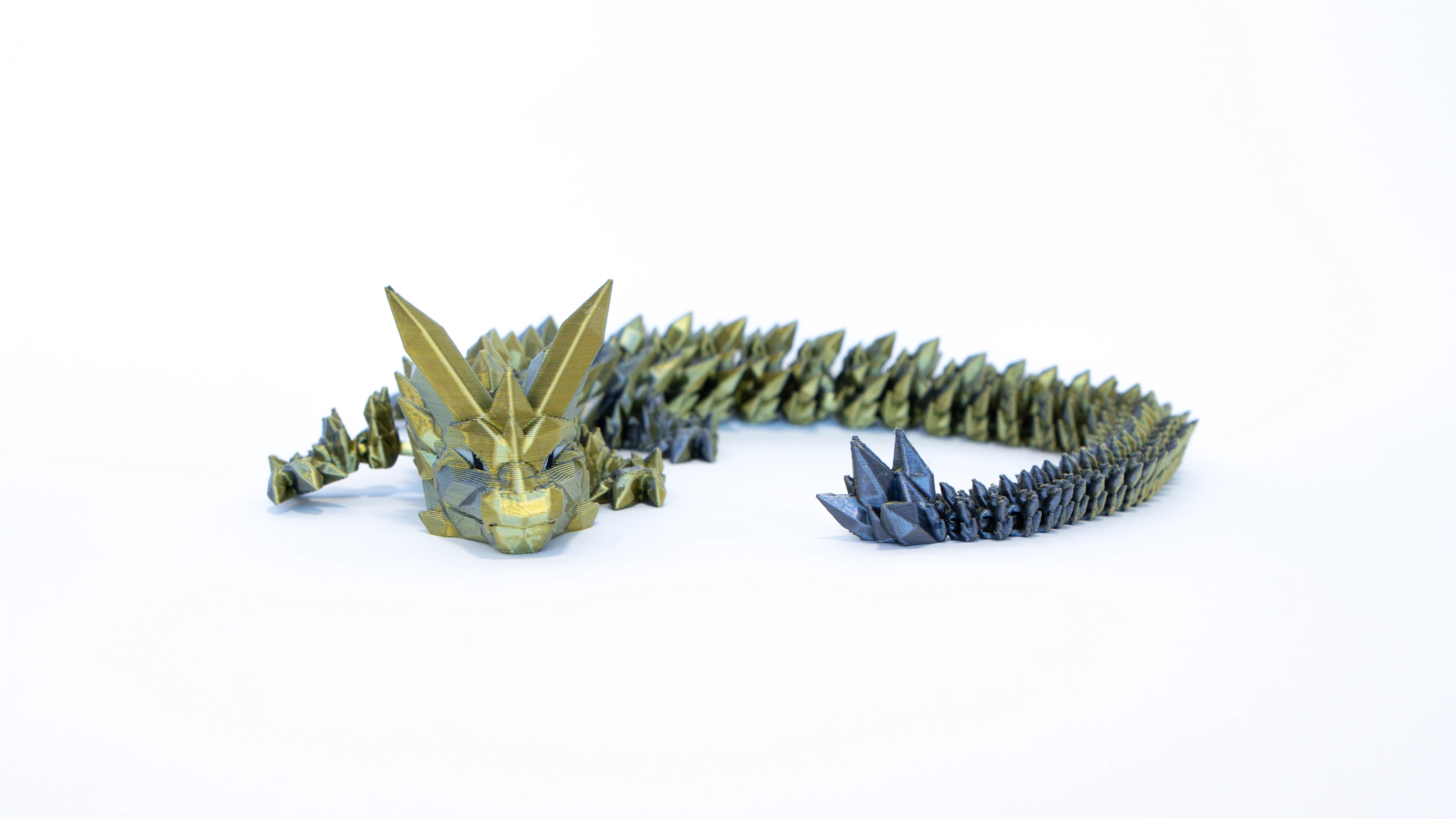 3d nyomtatott kristály sárkány