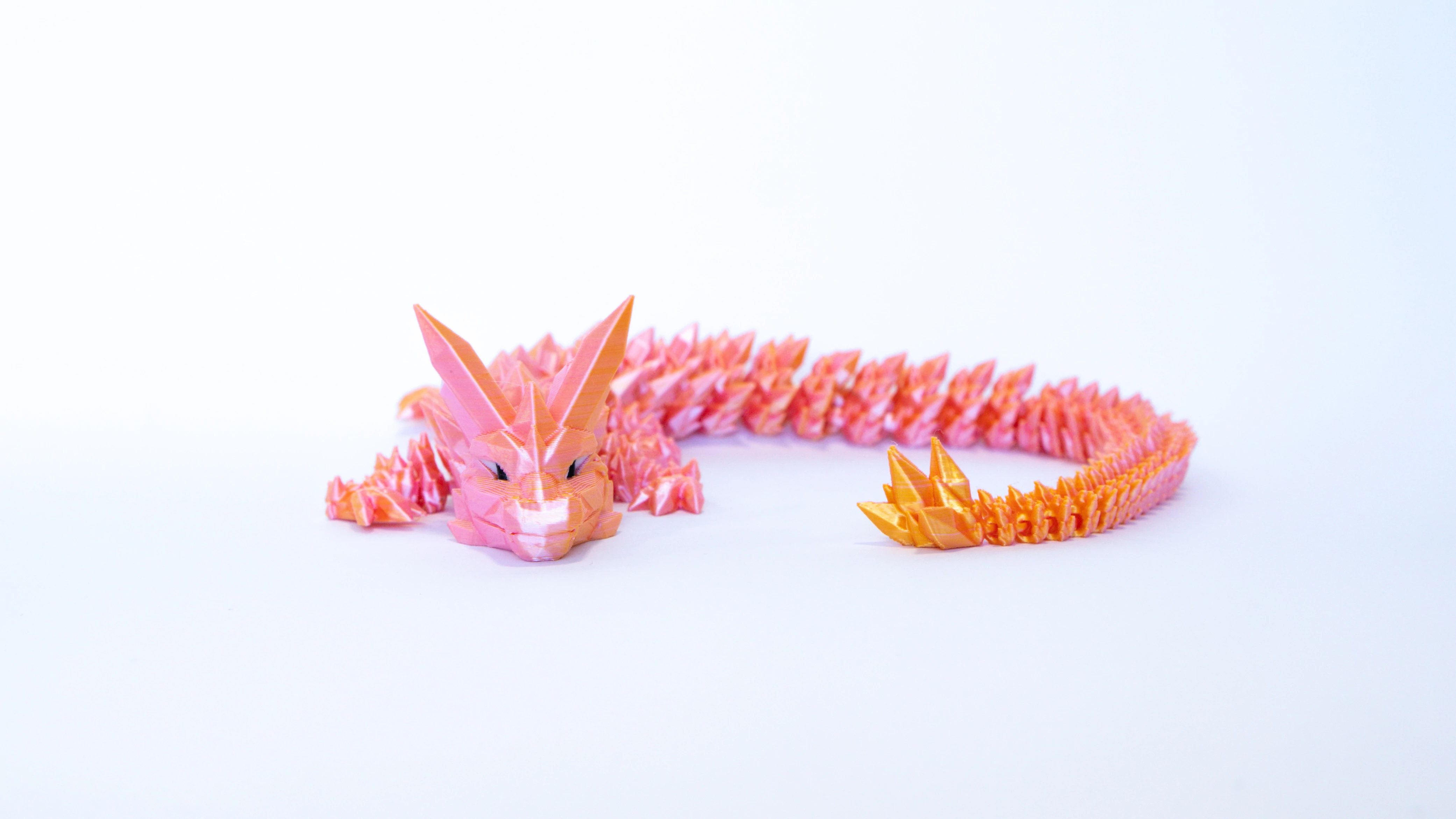 3d nyomtatott kristály sárkány