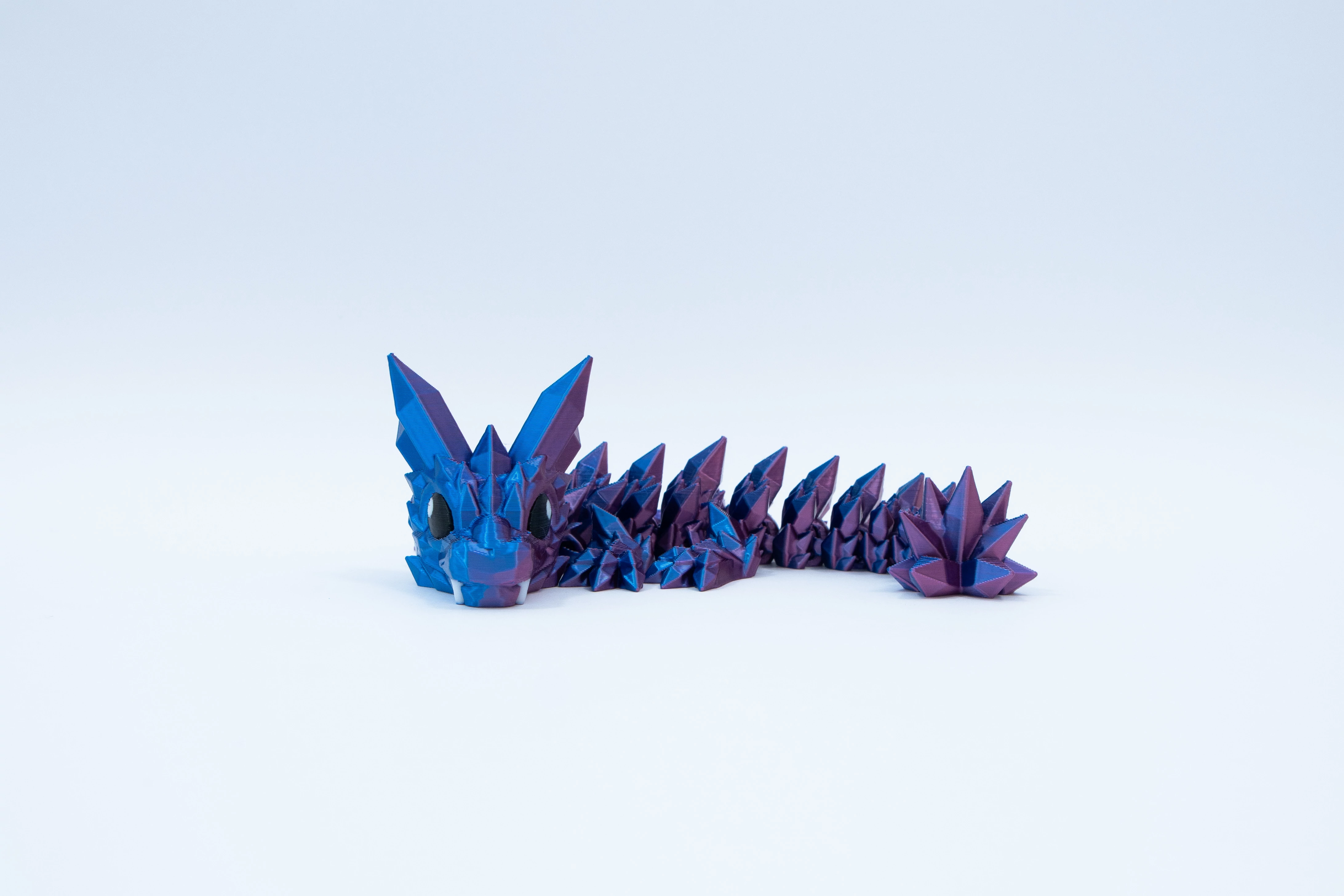 3d nyomtatott mini kristály sárkány 
