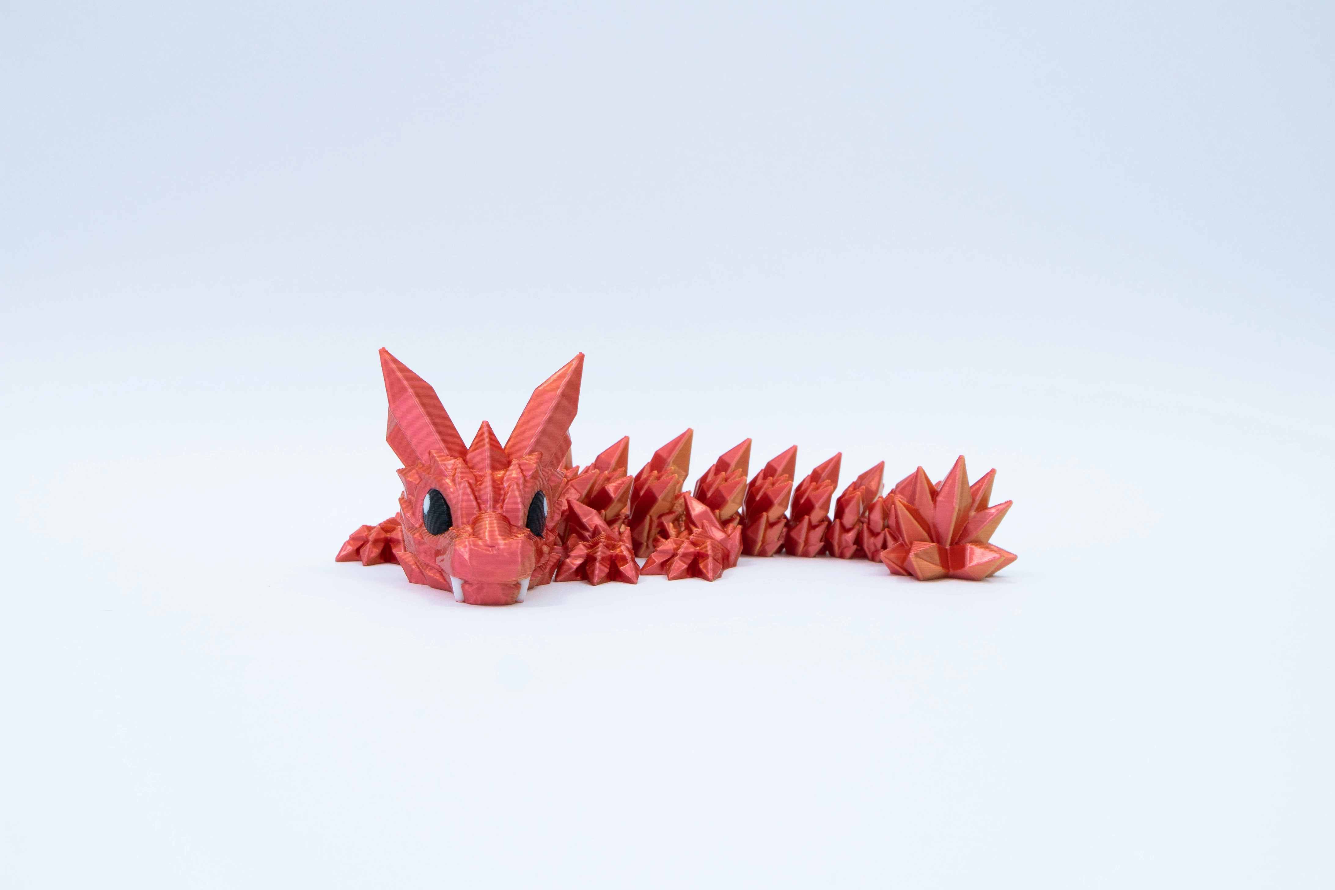 3d nyomtatott mini kristály sárkány 
